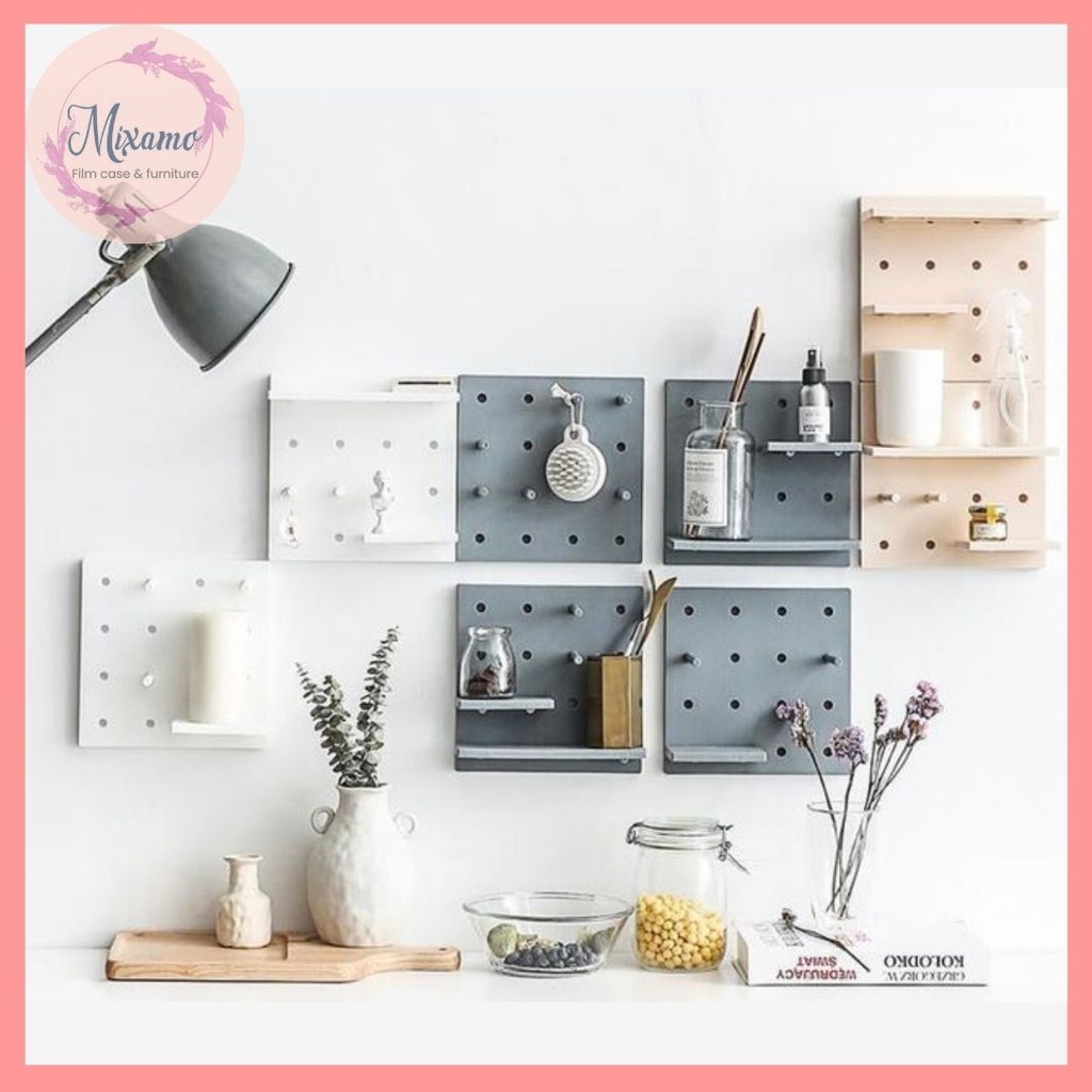 --MXM--ชั้นเก็บของแบบติดผนัง Pegboard ชั้นเก็บของแบบติดผนัง