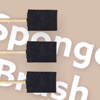 Black Sponge | ฟองน้ำด้ามไม้ กว้าง 5 ซม สำหรับติดเทปกาวน้ำ