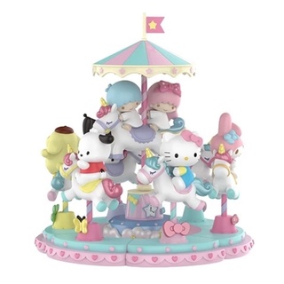 Sanrio carousel figurine   งานโมเดลม้าหมุน/KuromiKittyMymelodyCinnamonrollsPompompurinPochacco