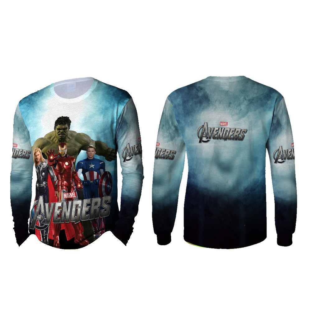 [Riashop] เสื้อเชิ้ตแขนยาว THE AVENGER | Avenger | เสื้อยืด AVENGER - 301