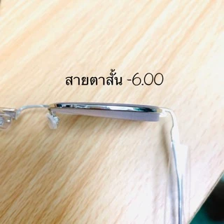 แว่นสายตาสั้นทรงเหลี่ยม -4.50 ถึง -8.00 เลนส์มัลติโค้ท เลนส์ย่อบาง1.6 รุ่น K82028