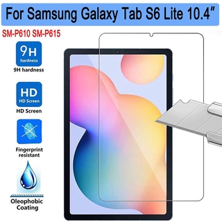 ฟิล์มกระจกนิรภัยกันรอยหน้าจอสําหรับ Samsung Galaxy Tab S 6 Lite 10 . 4 นิ้ว P 610 P 615 Sm - P 615