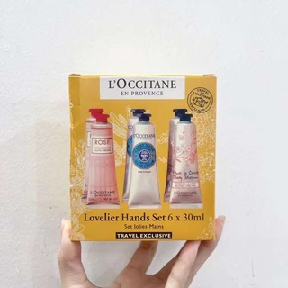 Loccitane Shea Cherry Rose แฮนด์ครีม 6 ชิ้น