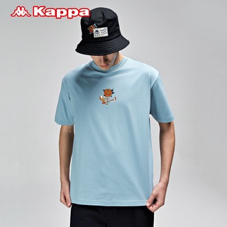 Kappa outlet player series เสื้อยืดแขนสั้น ครึ่งแขน ลายธีมร็อค สําหรับผู้ชาย และผู้หญิง เหมาะกับการเล่นกีฬา