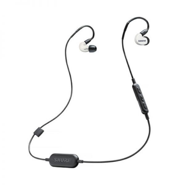 Shure SE215SPE-W-BT1 Wireless Sound Isolating Earphones with Bluetooth Enabled Communication Cable