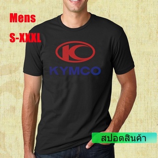 ราคาต่ำสุด!! เสื้อยืดแขนสั้น ผ้าฝ้าย พิมพ์ลายกราฟฟิค Kymco s PTY65RE สําหรับผู้ชาย662495S-3XL