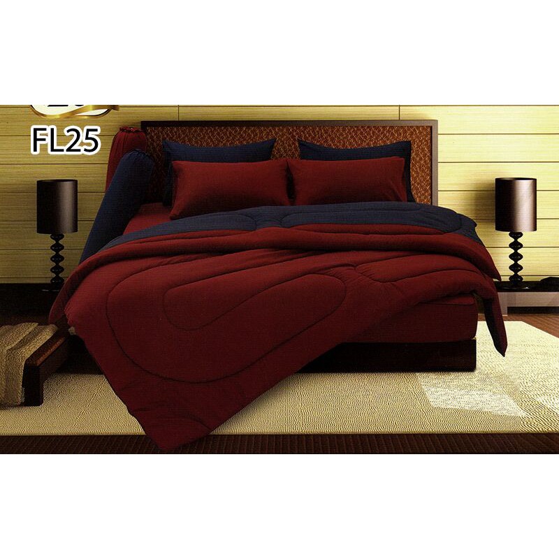 Fair Lady ผ้าปูที่นอน ขนาด 3.5/5/6 ฟุต (ไม่รวมนวม) Fair Lady พิมพ์ลาย FL25