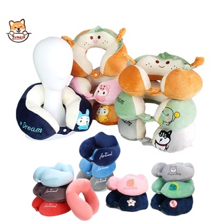 ZumoIX หมอนรองคอ ทรงสูงมีที่รอง รุ่นมีซิป มีกระดุมล็อค ใยสัง…