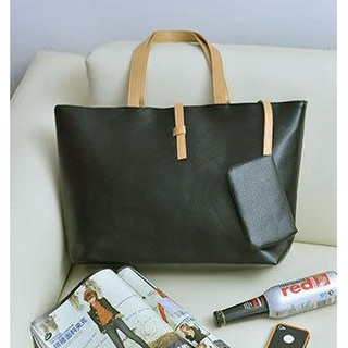 กระเป๋า Shopping bag* (Black) สะพายไหล่ใบใหญ่