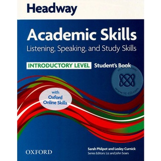 Se-ed (ซีเอ็ด) : หนังสือ Headway Academic Skills Intro  Listening, Speaking and Study Skills  Students Book +Online