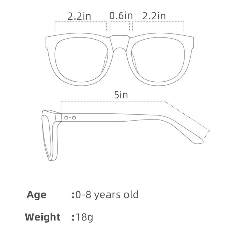 เด็กแว่นกันแดดเด็กชายเด็กหญิงUv400พลาสติกแว่นตากันแดดกีฬาสำหรับเด็กสาวเด็กแว่นตา - รูปที่ 3