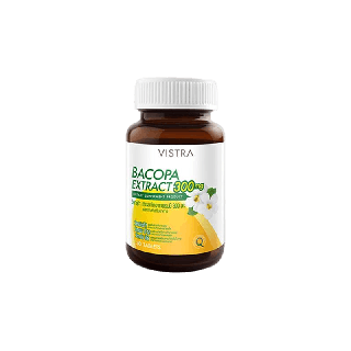 VISTRA BACOPA EXTRACT 300 mg. - วิสทร้า สารสกัดบาโคปา 300 มก. (30 เม็ด) 30กรัม