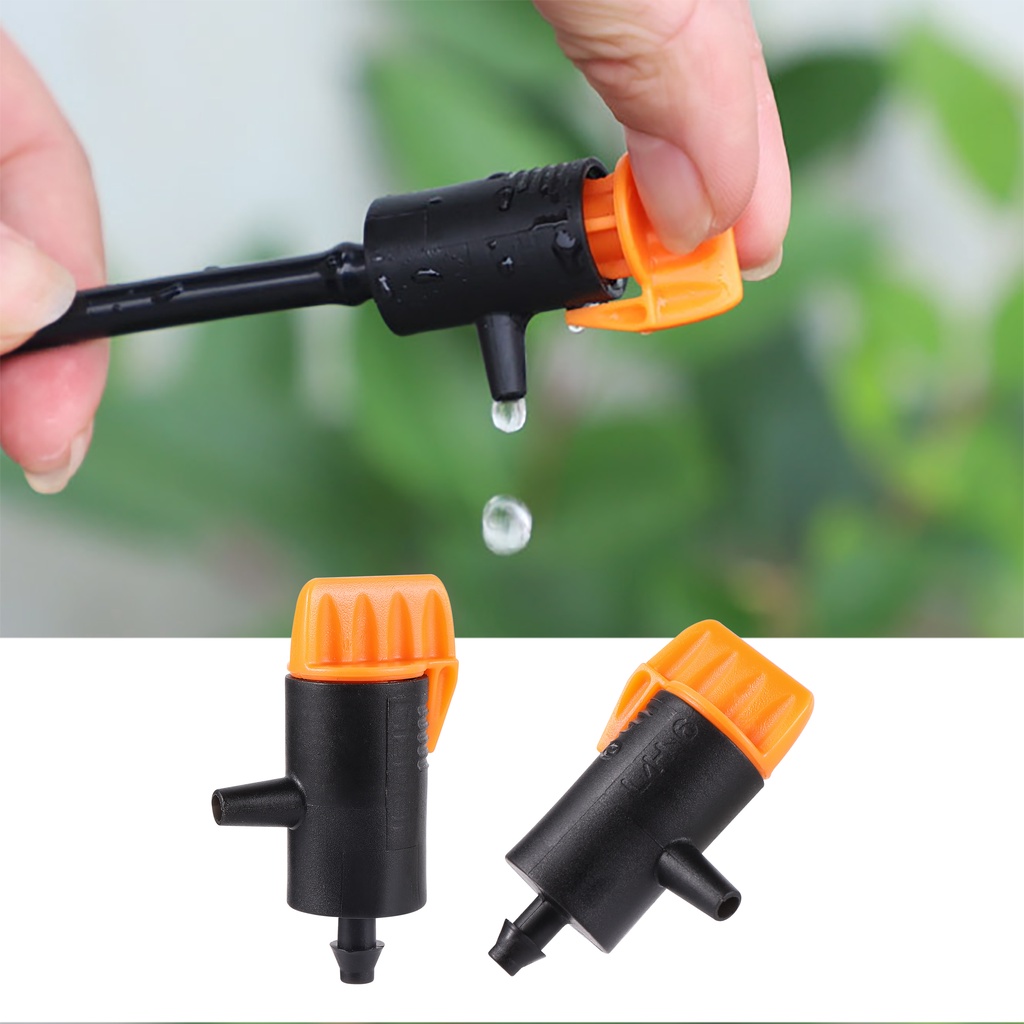 30 ชิ้น 0 ~ 60L ความดัน Compensation Dripper Micro หยดชลประทานระบบ Emitter Regulator รดน้ําต้นไม้สวนปรับ Dripper