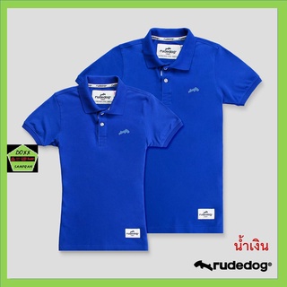 Rudedog เสื้อโปโล ชาย หญิง รุ่น Backslash สีน้ำเงิน