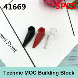 [Funbrick] อะไหล่เทคโนโลยี 5 ชิ้นพร้อม ตัวต่อที่มีชื่อเสียง Tech Moc Parts 41669 1X3 Teeth