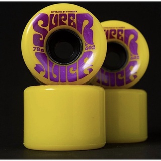 ล้อ OJ SUPER JUICE YELLOW 78A SKATEBOARD WHEELS 60MM