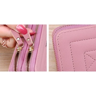 B-372กระเป๋าสำหรับผู้หญิง กระเป๋าสตางค์ใบยาว Fashion 2 ชั้น