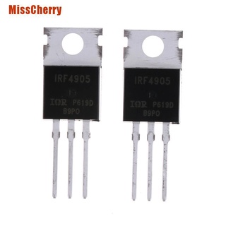 (Misscherry) มอสเฟตไฟฟ้า Irf4905 Irf4905Pbf 74A 55V P-Channel Ir To-22