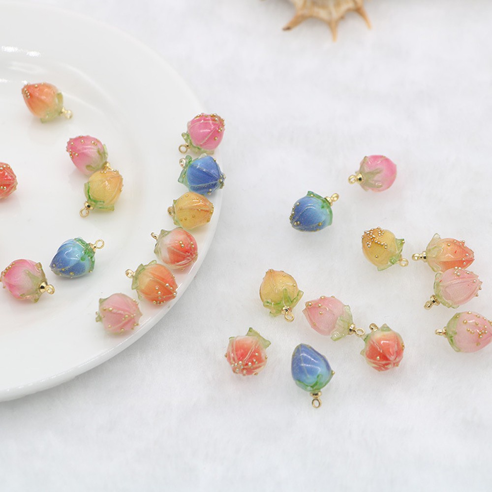 Mxmusty จี้เรซิ่น 3D รูปสตรอเบอร์รี่ Diy สําหรับทําเครื่องประดับสร้อยคอ ราคา ถูกที่สุด ดีลบีเคเค แกลเลอรีภาพที่ 3