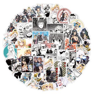 Arifureta Shokugyou de Sekai Saikyou สติกเกอร์กันน้ำรูปแบบที่แตกต่างกัน, 50 ชิ้น