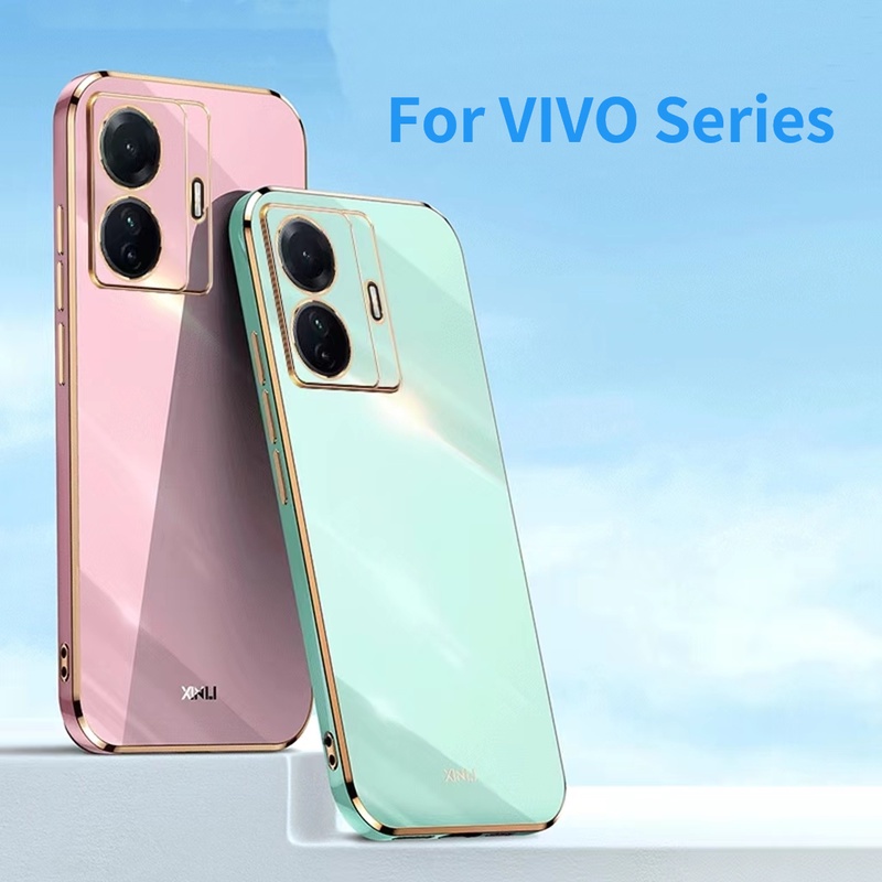 VIVO Y50 Y20 Y20i Y20S กันกระแทกชุบ TPU โทรศัพท์มือถือสําหรับ VIVO V17 อินเดีย Y17 Y15 Y12 Y11 Y31S 