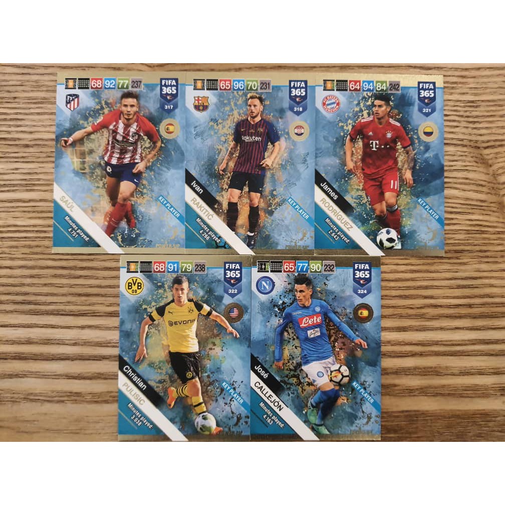 FIFA Panini 365 Adrenalyn XL 2019 การ์ดเครื่องเล่นกุญแจ Power Up