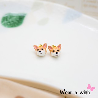 Earrings / ต่างหู : Pembroke Welsh Corgi / พ็อมโบรค เวลช์ คอร์กี้