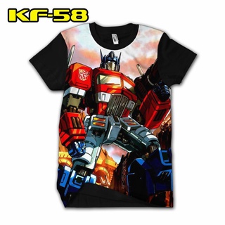 เสื้อยืด พิมพ์ลายหุ่นยนต์ Transformers Autobots 3 มิติ ราคาถูก