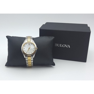 นาฬิกา BULOVA WOMENS 98P145 QUARTZ 32 MM DIAMOND พร้อมกล่อง (สภาพใหม่)