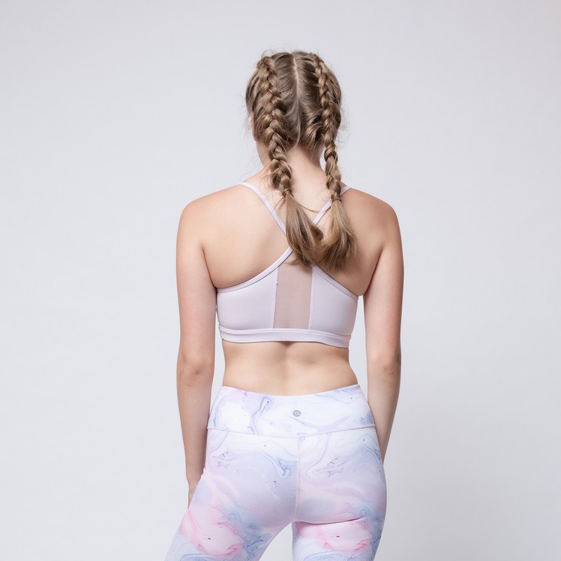 TA ACTIVE ACACIA BASIC CROP  เสื้อสปอร์ตบรา ทรงเบสิค ใส่ออกกำลังกาย บราสายเดี่ยว - รูปที่ 2