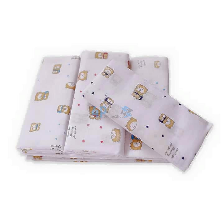 ผ้าอ้อมสาลู และ ผ้าสำลี 18” 22” 24” 27”ยกโหล 4p99 - รูปที่ 2