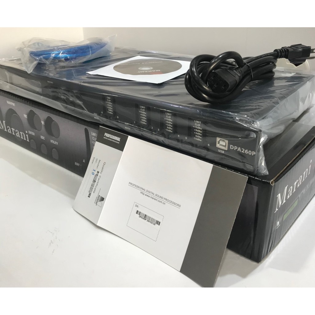 ไดร์เวอร์แร็ค MARANI DPA 260P พร้อมทำพรีเซ็ตเครื่องใช้งานได้เลย