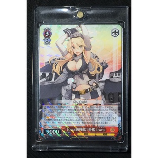 Weiss Schwarz Iowa  KC/S67-048 RR アイオワ キャラクター 艦娘 戦艦 赤