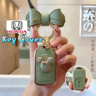 เคสรีโมทกุญแจรถยนต์ TPU สําหรับ honda ACCORD CIVIC CRV5 HRV FIT CRV