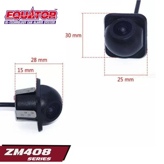 กล้องถอยหลังติดรถยนต์แบบเจาะ EQUATOR Rear Camera รุ่น ZM408 กล้องมองหลัง ติดกับวิทยุ จอ2ดิน จอแอนดรอยตรงรุ่น กัยชนรถเก๋ง