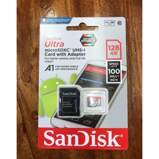 micro SDXC128GB sandisk ultra80mb