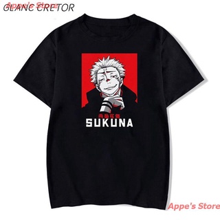 Appes Store New 【Available】100% Pure Cotton Mens Womens T-shirts Harajuku Jujutsu Kaisen Mens Tshirt Summer Cool Un