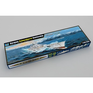 พลาสติก โมเดล ประกอบ TRUMPETER สเกล 1/200 German Scharnhorst Battleship (03715)