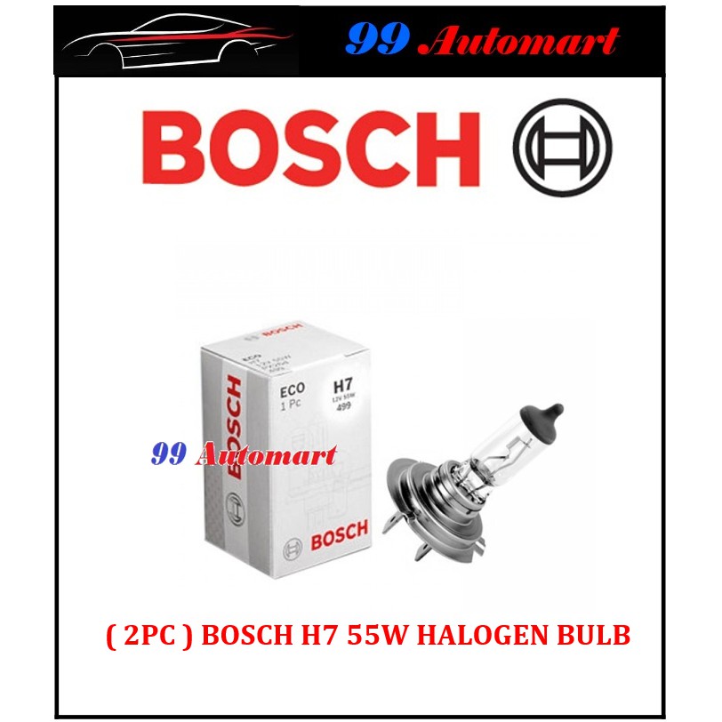 2 ชิ้น BIJI BOSCH H7 12V 55W BULB ALZA