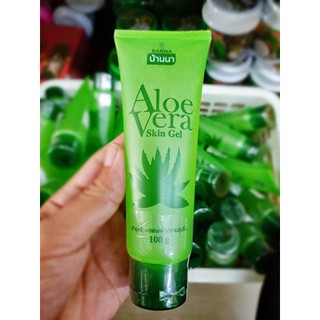 เจลว่านหางทาผิว บ้านนา แพคเกจใหม่ 100 กรัม BANNA Aloe Vera Skin Gel 100g