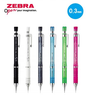 Zebra Tect ดินสอกด แบบ 2 ทาง ขนาด 0.3 มม. 6 สี