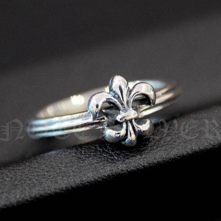 แหวน เฟลอร์ดาลีส์ หรือ ดอกลิลลี่่ ทรงเล็ก Sterling Silver 925 NSRG2045