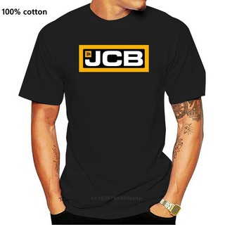 เสื้อยืดผ้าฝ้ายแขนสั้นพิมพ์ลาย Midnite Star Excavator Jcb สําหรับผู้ชาย