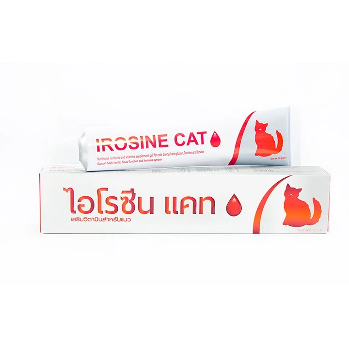 IROSINE CAT บำรุงเลือด สำหรับน้องแมว ชนิดเจล 30 กรัม