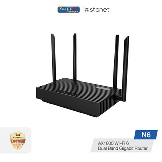 STONET (N6) AX1800 Wi-Fi 6 Wireless Dual Band Router