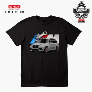 เสื้อยืด พิมพ์ลายรถยนต์ Bmw X5 Mสามารถปรับแต่งได้