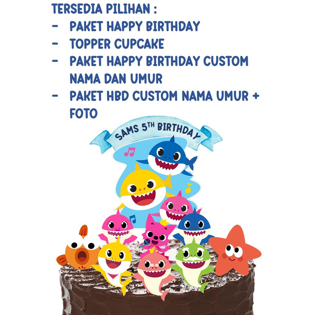 BABY SHARK TOPPER / BABY SHARK / TOPPER