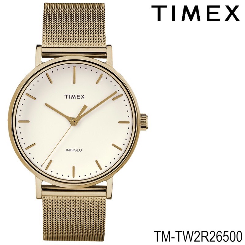 ‼️ส่งต่อ‼️นาฬิกา Timex ผู้หญิงและผู้ชาย สายสแตนเลส สีทอง