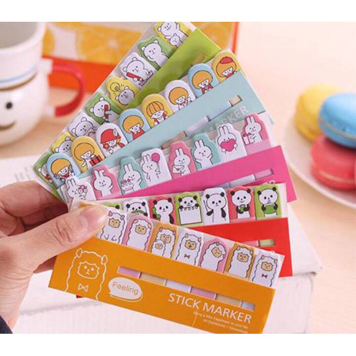 🌈มี​ 13 ลาย​🌈 โพสอิทลายคิ้วท์ๆพร้อมส่งค่า