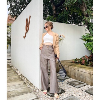 AYA STRIPE BRONZE PANTS AND SUIT